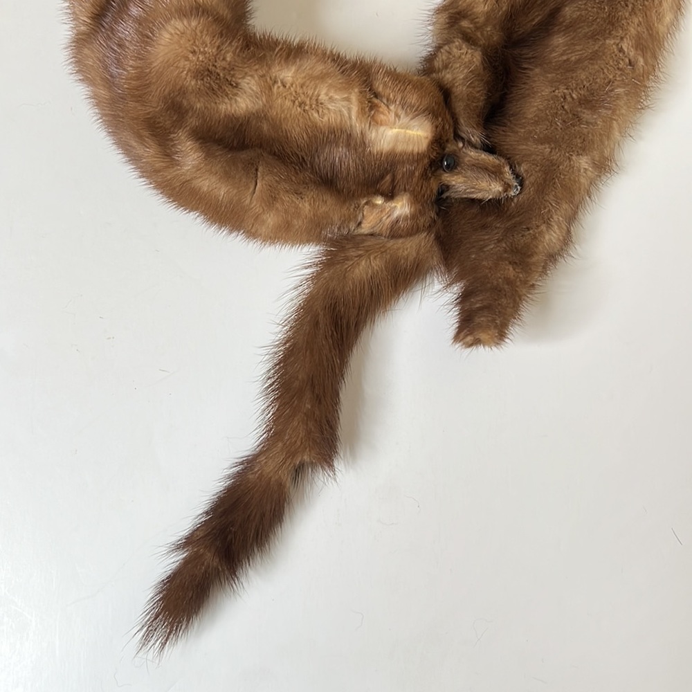 Vintage Fur collar scarf - Picture 6 of 8
